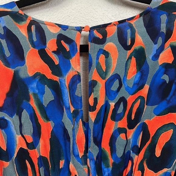 Blank London Jumpsuit Multi Colored Medium Tropical Leopard Print - Picture 10 of 12